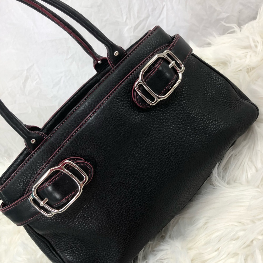 Black and pink Cole Haan purse